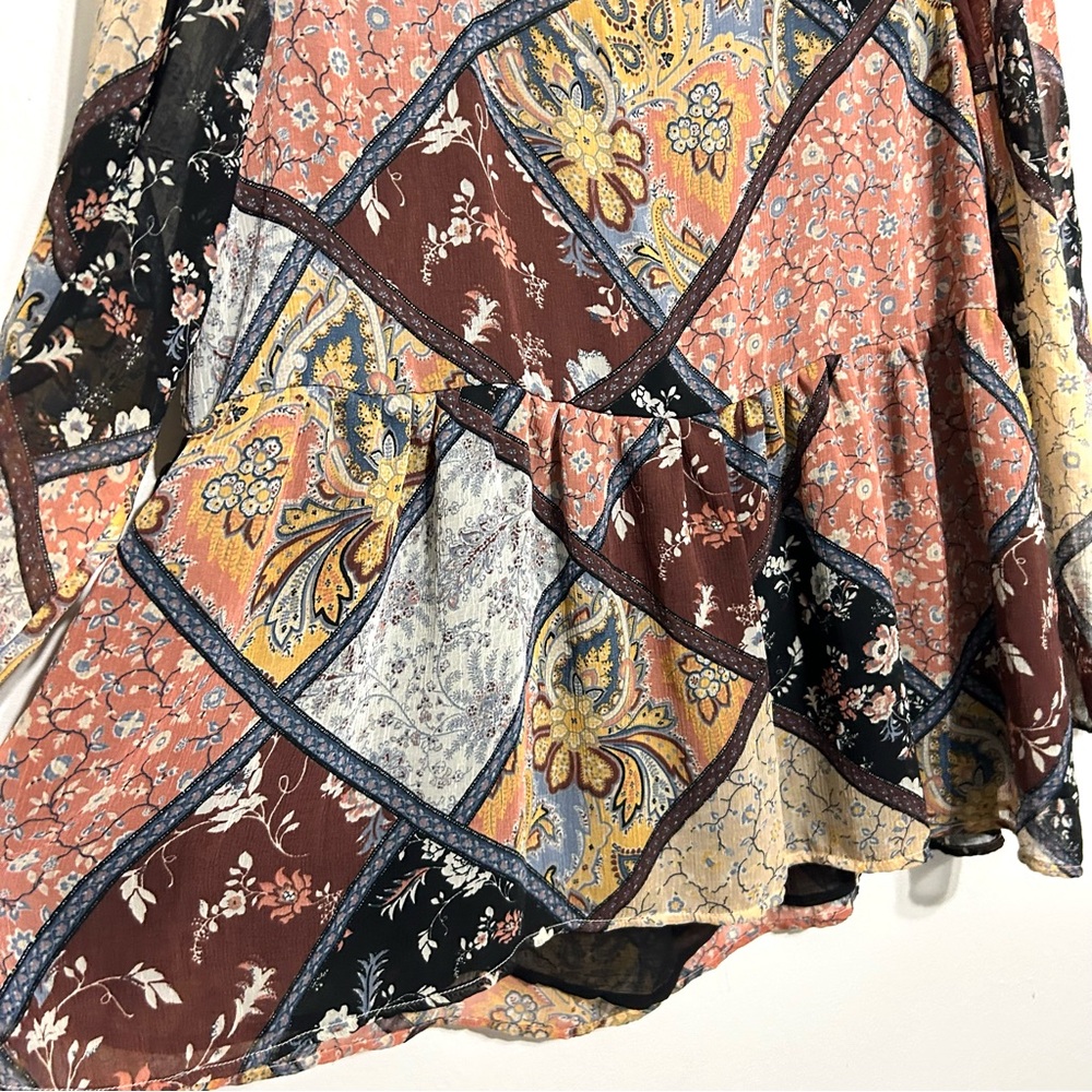 American Eagle Multicolor Patchwork Tie Back Baby… - image 7